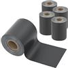 [en.casa] Set di 4 Striscie in PVC per Coprire Recinzione di Rete (26,6 m²) Schermatura Protezione Privacy, Frangivento - Antracite