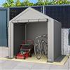 NuvlaGu Capanno attrezzi 190 x 170 x 200 cm, garage per bicicletta, casetta da giardino, tenda per attrezzi, garage per attrezzi, protezione per attrezzi da giardino, biciclette e attrezzature per esterni