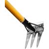 Generico Rastrello per Diserbo In Ferro A 2/3/4/5/7 Denti | Iron Rake 2.0 | Rastrello da Giardino A Doppia Faccia | Rastrelli Arieggiatore Portatili Multifunzione Staccabili per Allentare Prati di Cortili e Fa