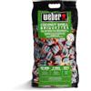 Weber Bricchetti di guscio di noce di cocco/accessorio BBQ, combustibile naturale per calore di lunga durata, accensione in 20 minuti, fino a 4 ore di combustione, 2 kg