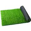 Generico Erba Sintetica 10mm - Tappeto Prato Artificiale in Rotolo 1m x 25m - Erba Finta da Esterno per Giardino, Balcone, Terrazzo - Resistente UV e Drenante