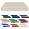 Generic Tessuto di Ricambio Impermeabile per Tende da Sole Telo da Sole Manuale per Tenda a Braccio Telo di Ricambio in Poliestere per Esterno Balcone Patio Esterno(Beige,8x11ft/2.5x3.4m)