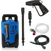 Mediawave Store - Idropulitrice Elettrica Portatile 160 Bar (1600W). Potente per Alta Pressione, con portata di 360lt/h. Ideale per la pulizia esterna