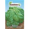 MONDONATURA SRL Seme Basilico A Foglia di Lattuga,2 Buste linea Maxi,Mondonatura srl