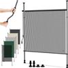 KESSER Tenda da sole verticale, 150 x 310 cm, allungabile e opaca, tenda da sole verticale con manovella senza foratura, protezione da sguardi indiscreti e dal vento, per giardino e terrazza