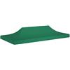 Festnight Telo per Gazebo, Tetto per Tendone, Copertura Superiore per Gazebo, Gazebo Pieghevole per Feste 6x3 m Verde 270 g/m2