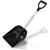Bergland Pala da neve 27 cm con manico telescopico in alluminio