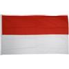Flaggenfritze Bandiera antiproiettile rosso/bianco, 90 x 150 cm, 2 occhielli in metallo, resistente alle intemperie, ai raggi UV, in poliestere antistrappo + adesivo in omaggio