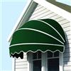KDDFN Tenda Cappottina da Sole,Tenda a Ventaglio da Balcone Pieghevole,Tenda da Sole Modello,Tettoia per Porta a Cupola,UV Protezione Solare Antipioggia,per Porte e Finestre (Diameter:130cm/51in,Green)