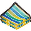 TMGJShd Rete In Tessuto A Righe Per La Protezione Solare Ombra Per Piante, Copertura Per Serra Tenda Da Sole Per Patio Casetta Giardino Cuccia Per Animali Domestici Da Esterno (2mx2m/6.6ftx6.6ft)