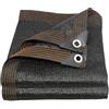 tow000ack Rete Telo Ombra Esterno,Rete Ombreggiatura Nera con Occhielli,90% Anti UV Panno Ombreggiante Polietilene,per Serre,Giardino,Piscina,Piante,Patio,Personalizzato (300cm x 600cm)
