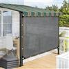 CAQXAQP Rete Ombreggiante Rettangolare 0.5mx1m - Telo Ombreggiante per Giardino e Terrazza, Schermo Solare Resistente Ai Raggi UV- per Patio, Balcone e Protezione Piante