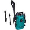 VONROC Idropulitrice ad alta pressione 1400W - 110 bar - 390 l/h. Incl. tubo da 5m, pistola a spruzzo, 2 lance, estensione e ago pulizia