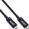 InLine Cavo InLine® USB 3.2 Gen.2 AOC, USB-C maschio/maschio, nero, 5 m
