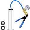 Generico Pompe del pene a vuoto con maniglia e manometro pompa del pene giocattoli del sesso per gli uomini, pompa ingrandimento estensore masturbare per uomo cazzo stretching (54mm)