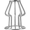 VCOOTS Hollow Out Design Principianti Butt Plug Sesso Giochi d'amore Massaggiatore personale per le donne Uomini Coppie In Acciaio Inox Plug Anale SM Giocattolo di Stimolazione Anale Expand(L)