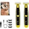 ViCUULY Rasoio Elettrico Bagnato E Secco, Rasoio Elettrico Per Uomini, Trimmer E Rasoio Da Barba Elettrico Ibrido A 360 ° Faccia Con 4 Testine Di Taglio Intercambiabili (2PCS)
