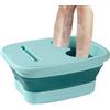 Générique Pediluvio ergonomico - Bacino di immersione ergonomico, portatile e pieghevole con base massaggiante per recupero post-sport, pedicure, spa, campeggio, viaggi e casa