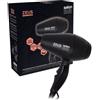 Capello point Salon Studio Professional - Asciugacapelli Ionico Professionale Zeus Digital Power - Phon Ioni con 3 Bocchette - Colore Nero