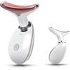 Generico Massaggiatore Viso Lifting Antirughe Elettrico con Sensore Vibrazione ha 3 Modi 7 Colori LED Ricaricabile