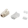 Equip 121176 - Set di connettori RJ45 Cat.6A, 100 Pezzi/Confezione