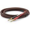 Dynavox Perfect Sound Flex cavo per altoparlanti, preassemblato, estremamente flessibile, connettori a banana, trasmissione del segnale senza perdite, rame OFC ad alta purezza, coppia, 2m