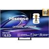 Hisense TV 55 Mini-LED 144Hz 4K 2025 55E8Q, Smart TV VIDAA U8, Dolby Vision IQ, HDR 10+ Adaptive, 144Hz Game Mode PRO, Dolby Atmos 2.1 con Subwoofer, Alexa Built-in, VIDAA Voice, lativù 4K, 55''