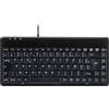 Perixx Periboard-409 - Mini tastiera cablata, USB, 315 x 147 x 21 mm, AZERTY, colore: nero (layout francese) nero Nero Connexion USB