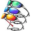 Foliful Confezione da 3 occhiali da sole sportivi polarizzati da uomo, protezione UV400 per ciclismo, pesca, guida