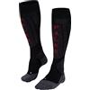 FALKE SK5 Expert W Kh lana filo funzionale caldi sottili 1 paio, Calzini da sci Donna, Nero Black-Mix 3010, 35-36