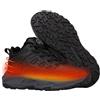 JinFugron Scarpe riscaldabili con ricarica USB, scalda piedi elettrico da uomo e donna con 3 impostazioni di temperatura, scarpe da ginnastica riscaldate per viaggi invernali e alpinismo, Nero , 34 EU