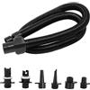 TiLeze Kit di tubi gonfiabili con 6 ugelli, pompa ad aria elettrica da 16/20 psi, per SUP, adattatore per gommoni, zattere, tenda gonfiabile, piscina per sport acquatici, kayak