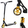 Mach1 Stunt Monopattino con sterzo a 360°, ruote da 120 mm, con cuscinetti a sfera in alluminio Core e ABEC 9, monopattino, Kickscooter, Fun Stunts Trick Roller nero/verde con ruote nere