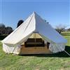 Safari Camping Tenda esterna di lusso impermeabile 4M 5M 6M Oxford Bell Tend Glamping Yurta Tent per campeggio e festival (4M Oxford Bell Tenda)