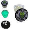 SSR 100 x Night Vision Fluorescent Silicon Rubber Balls Paintballs Glowing in The Dark in 50 Cal.