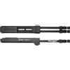 SWAGGER Hunter Series - Bipiede per fucile da 106,7 cm, per caccia, tiro a terra, resistente agli urti, adattatore standard e supporto a perno girevole, nero