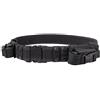 ACEXIER System di equipaggiamento da caccia Cintura tattica Supporto vita Sicurezza Militare Combat Duty Utility Belt con sacchetti per riviste (Black)