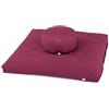 Bodhi - Set da meditazione ECO | Cuscino Rondo + Zabuton, Melanzana (faretro)