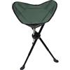 MFH Treppiede telescopico Pesca Sgabello Sedile Sedia Pieghevole con Borsa per Il Trasporto, Camping Olive