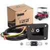 10L0L Presa di ricarica con imbracatura adatta a EZGO Golf Cart Medalist & TXT DCS/PDS 1994-up 73149-G01