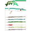 Generico STRIKE PRO Artificiale Pesca TRAINA Esca SPIGOLA DENTICE RICCIOLA Serra AGUGLIA SNODATA Strike PRO cm. 24 (AZZURRO)