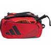 adidas Tour 3.3 - Borsa per racchette da tennis, colore: rosso solare/nero