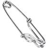 RiToEasysports Clip per Tonno da Pesca, 15 Pezzi Clip a Scatto per Linea Lunga Clip per Tonno in Acciaio Inossidabile Easy On off Appendini per Rami con Palangari Accessorio per la Pesca a Scatto