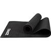 ZIPRO Tappetino per esercizi ZIPRO tappetino yoga, tappetino yoga imbottito antiscivolo per ginnastica fitness pilates con tracolla, 6mm, nero