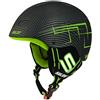 SULOV Casco da Sci, Unisex, Wild Skihelm, Grün/Kohlenstoff, M