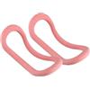 HADAVAKA Yoga Ring for Leg Calves, Fascia Stretching Ring for Thigh And Calf Massage, Yoga Equipment Fitness Circle, Massage Ring Training Tool for Core, Pilate, Gymnastics Exercise Workout (Pink)