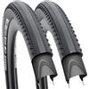 YunSCM 2 pneumatici pieghevoli 700C 700x40C (ETRTO 42-622) 60TPI in nylon, antiforatura, compatibili con pneumatici da bicicletta 700x38C 700X40C 700X42C (Y-1155)
