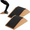 Generic Rampa angolare per squat, per tallone, in sughero, antiscivolo, per fitness, leggero, inclinabile, per allungamento del polpaccio, yoga, stretching, accessorio per allenamento, 23 x 12 x 6,5 cm