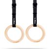 GymBeam Anelli da Ginnastica in Legno, Attrezzo Fitness per Allenamento a Corpo Libero, Accessorio Pratico per Allenamenti a Casa, per Palestra o Allenamenti Outdoor, Diametro 24cm, Spessore 3,2cm