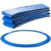 Arebos Paraspigoli per Trampolino Protezione a Molla | Copertura del Bordo del Trampolino | Protezione per Bordo di Tappeto Elastico | 100% Resistente ai Raggi UV antistrappo | Blu 487 cm